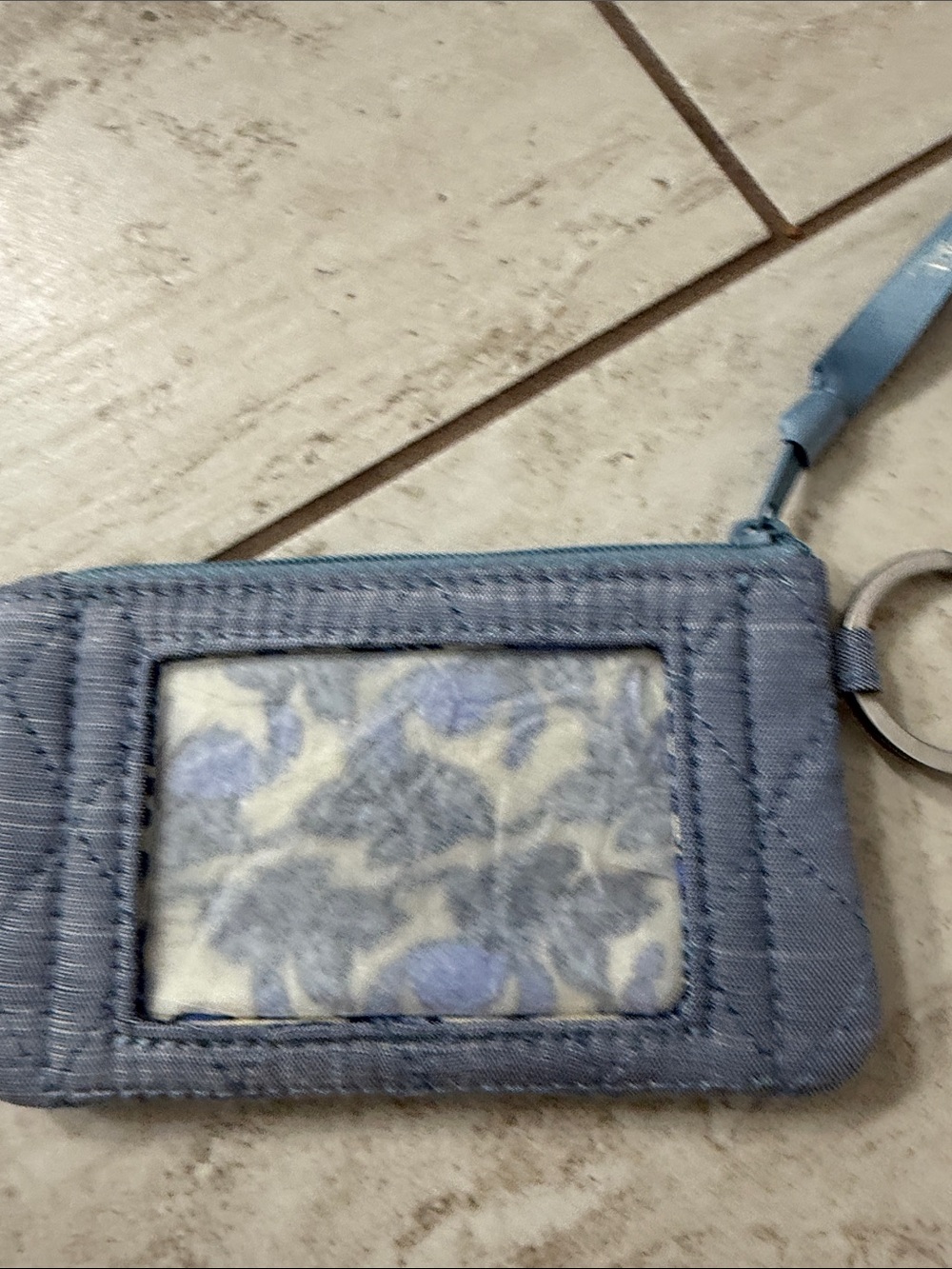 Vera Bradley zip coin purse ..plastic ID window ..keyring ..Disney ..stitch..new - Picture 5 of 7